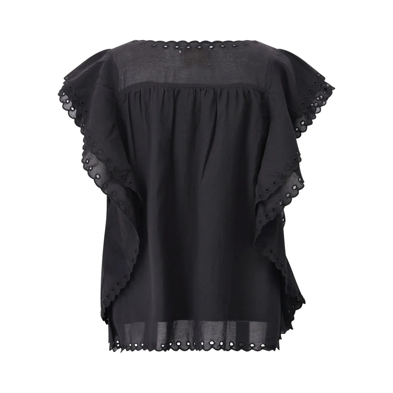 STELLA FOREST Tunika/Kaftan Blusenshirt Jayna mit Stickerei Weiß(Image 6)