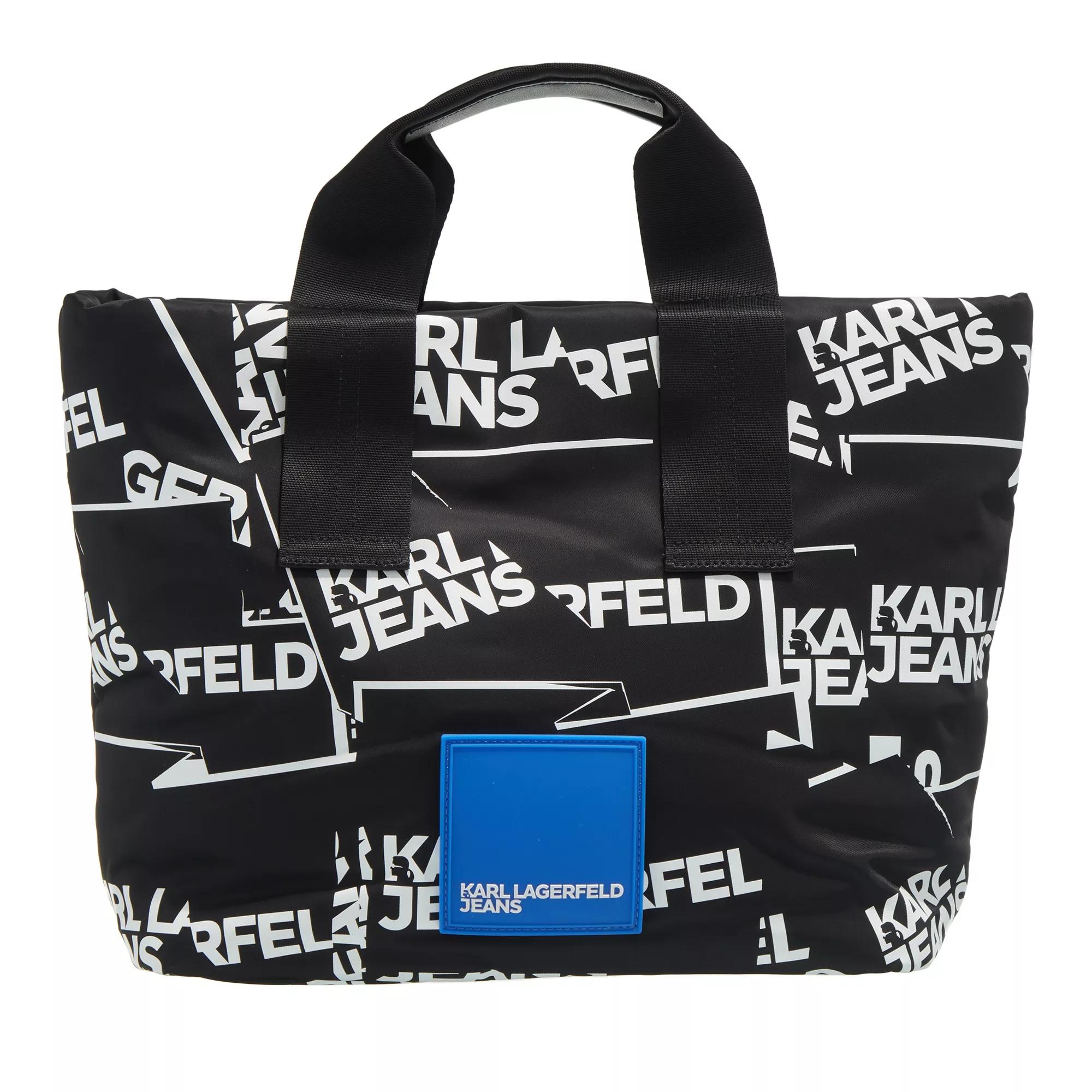 Karl Lagerfeld Jeans Crossbody Bags - Folded Logo Tote - Gr. unisize - in Schwarz - für Damen