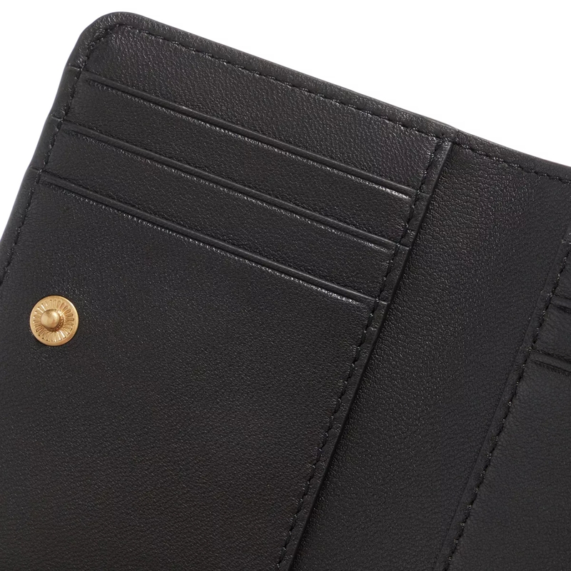 Tory Burch Bi-Fold-Portemonnaie Kira Chevron Bi-Fold Wallet Black(Image 4)