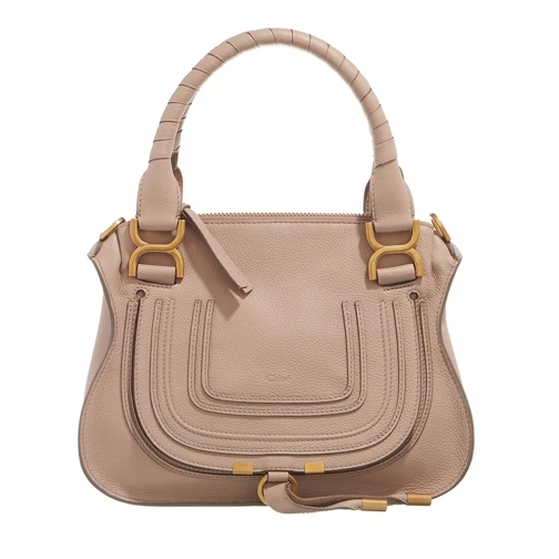 Chloé Small Double Carry Shoulder Bag Nomad Beige Borsa a tracolla