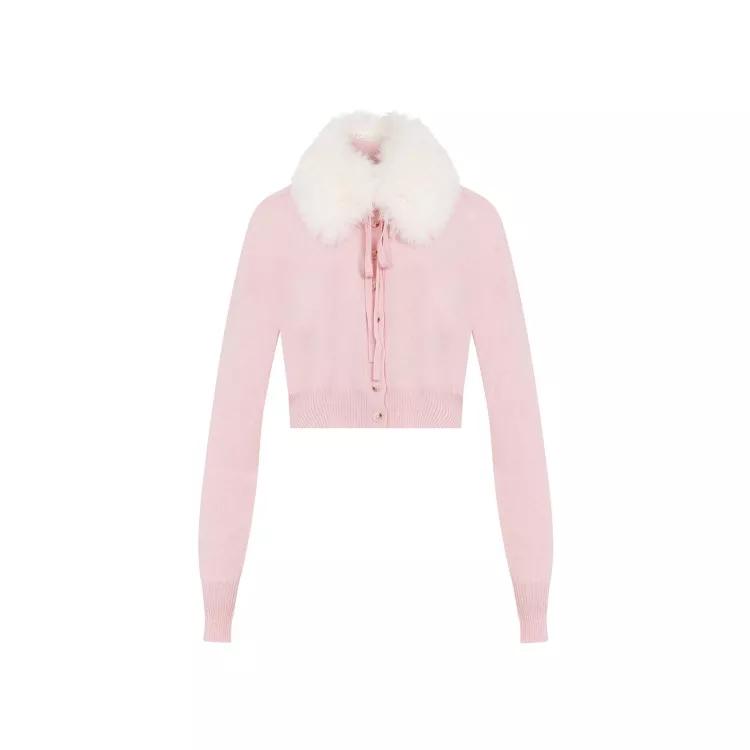 Sportmax - Wool Sport Cardigan - Größe XS - pink