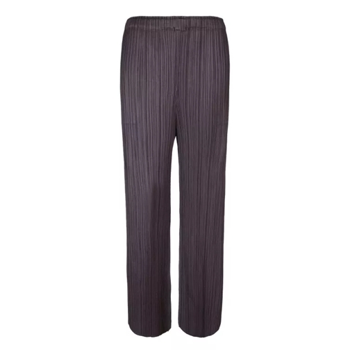 Issey Miyake Pleated Trousers Grey 