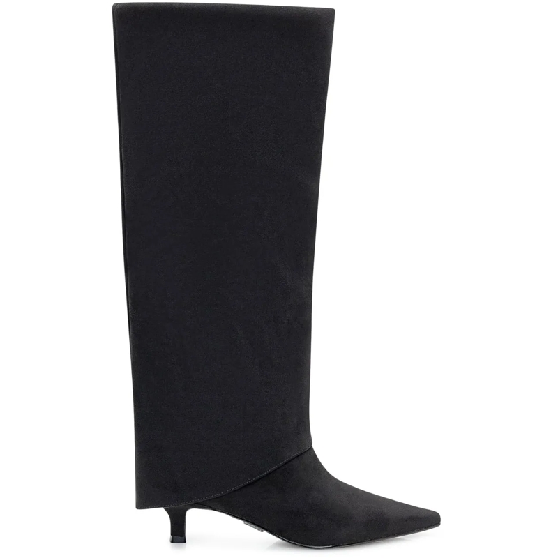 Steve Madden Stiefel Stivali Alti Steve Madden con Kitten Heel schwarz