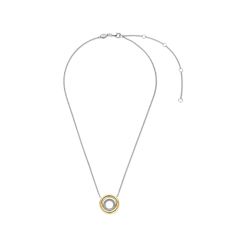 Ti Sento Mittellange Halskette 925er Sterlingsilber Halskette gold(Image 4)