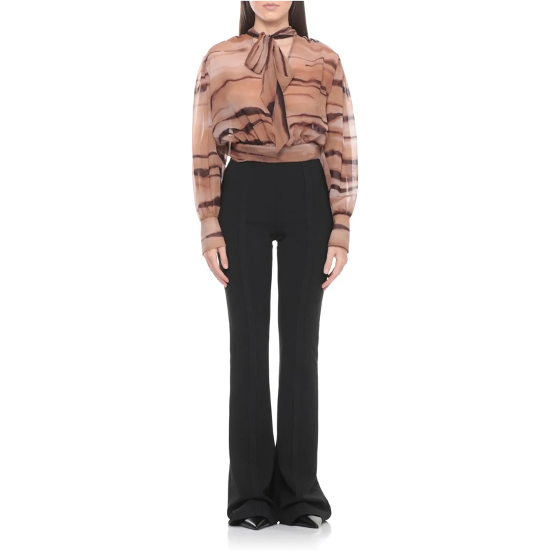 Elisabetta Franchi Bluse Shirts Brown beige(Image 2)
