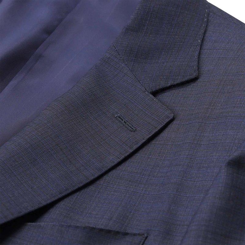 Canali Hosenanzug Anzug aus Wolle blau(Image 3)