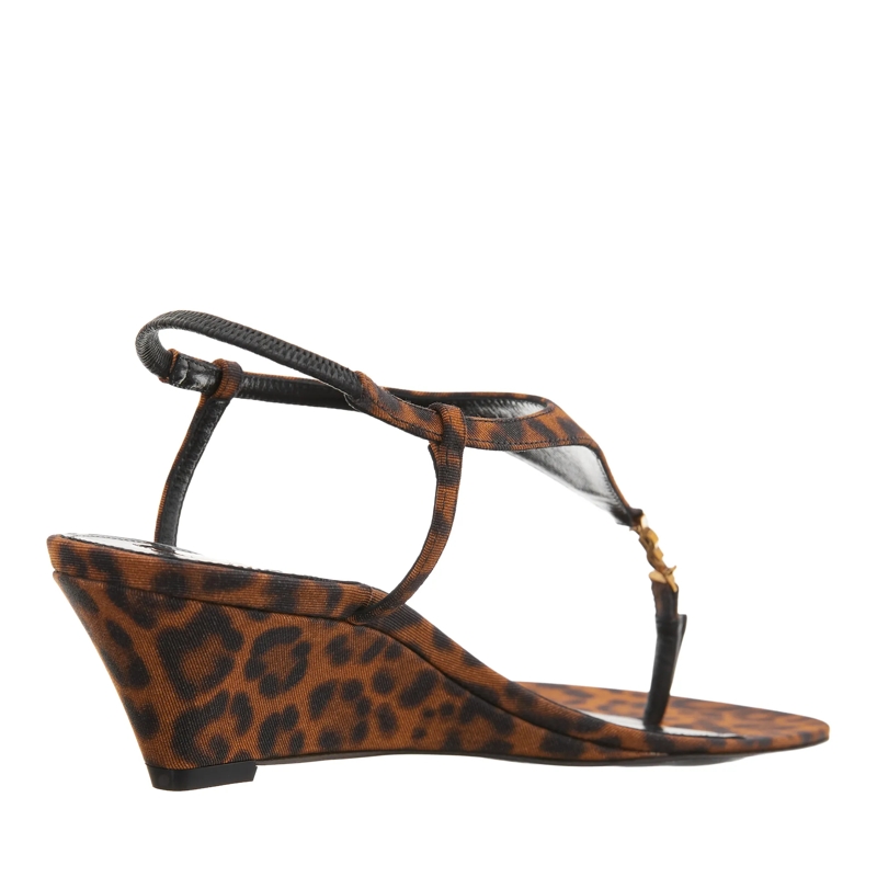 Saint Laurent Sandaletten mit Absatz Cassandra Sandals Naturale(Image 4)
