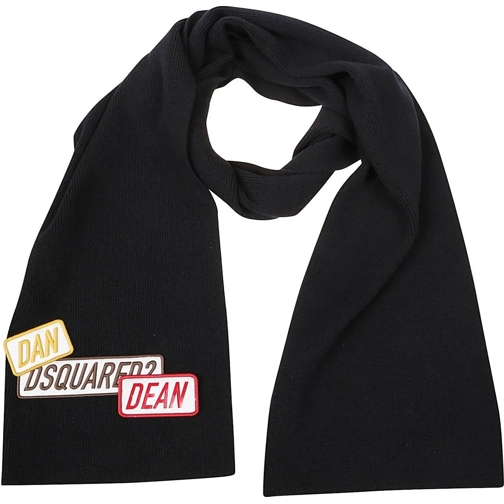 Dsquared2  Knit Scarf Black schwarz