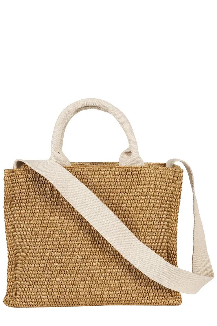 Marni Totes & shoppers Small Bag With Dual Handles And Logo Design in bruin