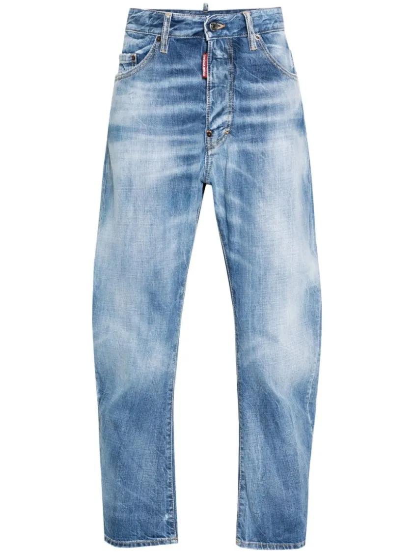 Dsquared2 - Blue Cotton Denim - Größe 46 - blau