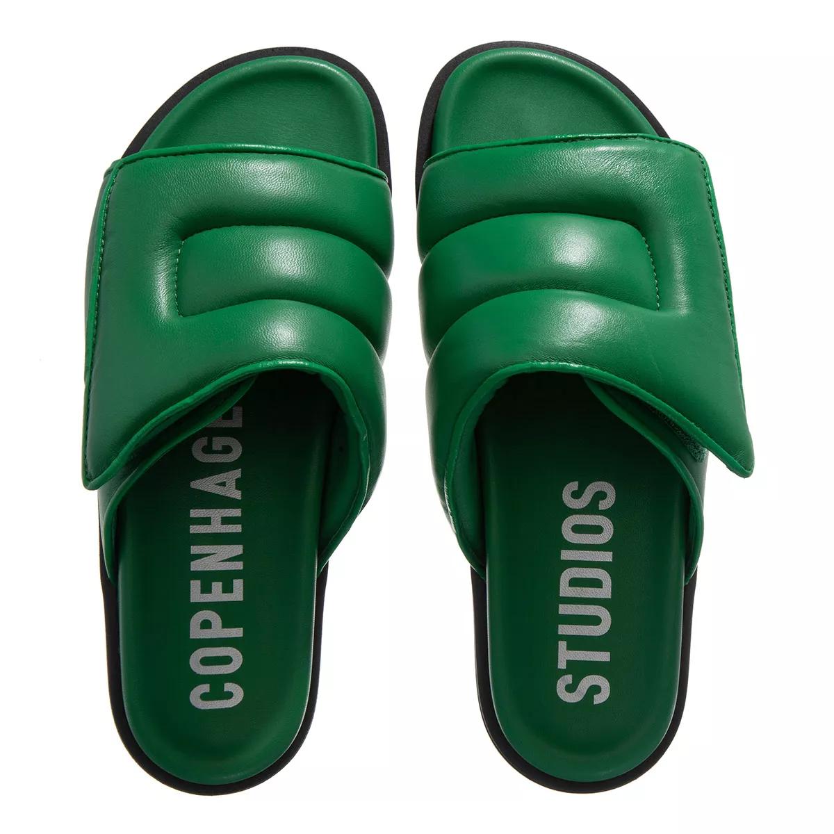 copenhagen sandales, cph834 nappa bright green en vert - pour dames