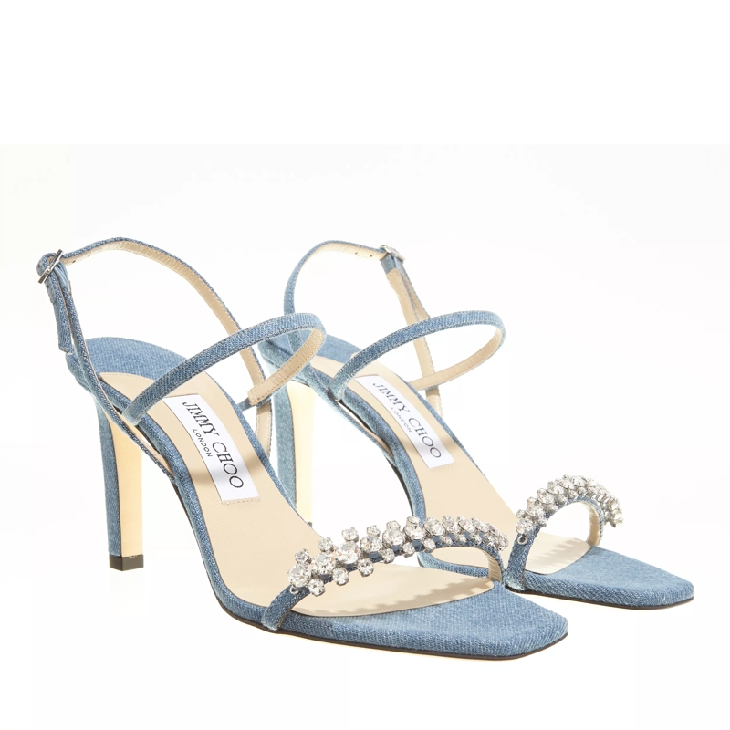 Jimmy Choo Riemchensandalen Meira 85 Sandals Denim/Crystal