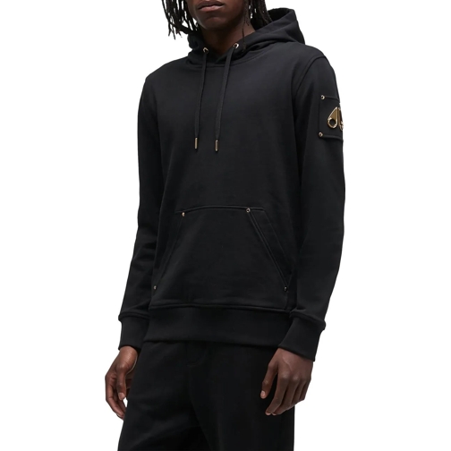 Moose Knuckles  Martense Hoodie Black Gold schwarz