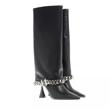 Karl lagerfeld thigh hot sale high boots