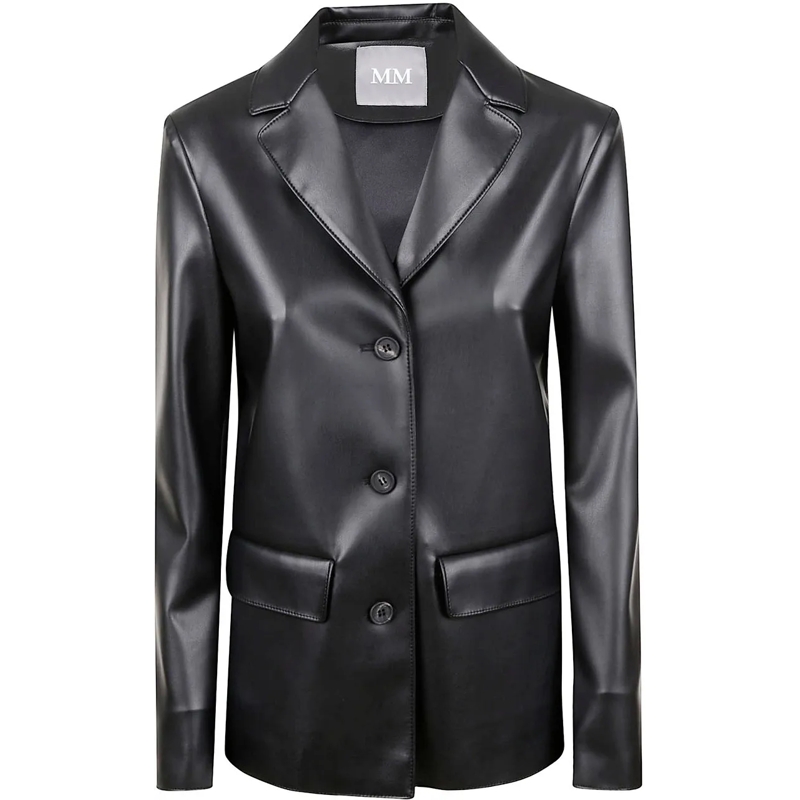 Max Mara Veste de transition Jackets Black schwarz