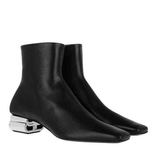 Balenciaga Ankle Boots Leather Black/Silver Enkellaars