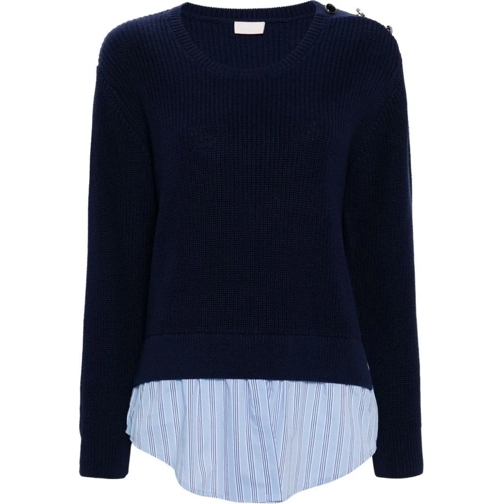 LIU JO Sweatshirts LIU JO WHITE Sweaters Blue blau