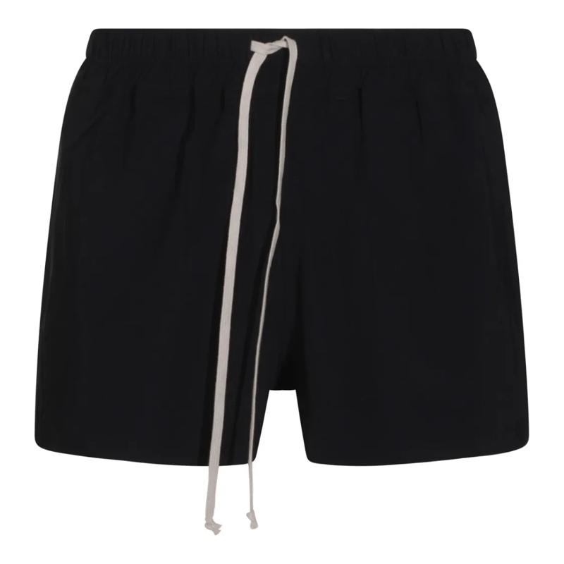 Rick Owens  Black Stretch Beachwear Black