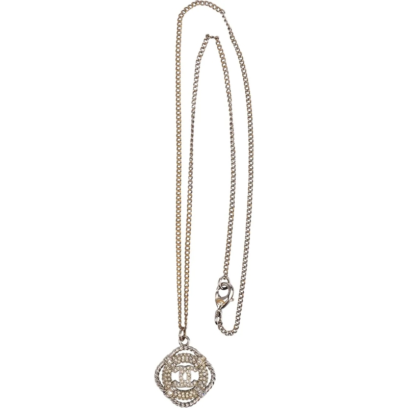 Chanel Collier moyen Chanel Crystal CC Necklace mehrfarbig