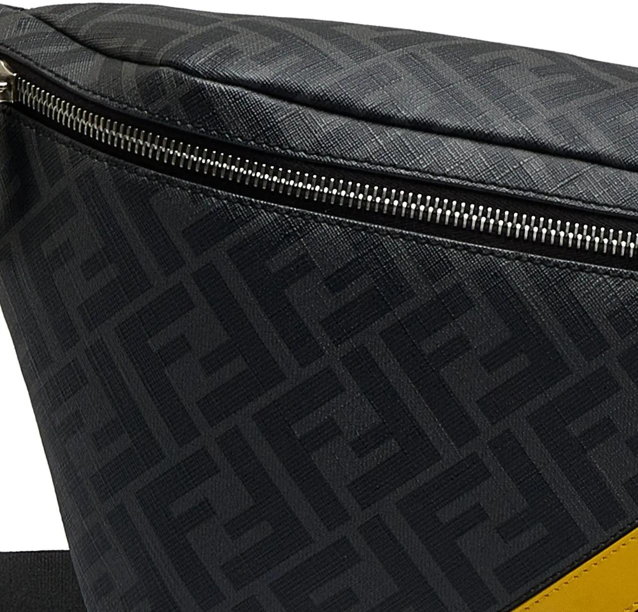 Thumbnail - Fendi Bauchtaschen - Zucca FF 1974 Diagonal Belt Bag - Gr. unisize - in Schwarz - für Damen