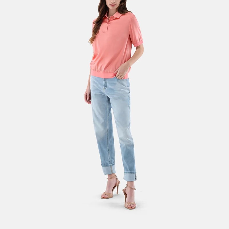 VAN LAACK Bluse Bluse Modern Fit Uni koralle (Image 2)