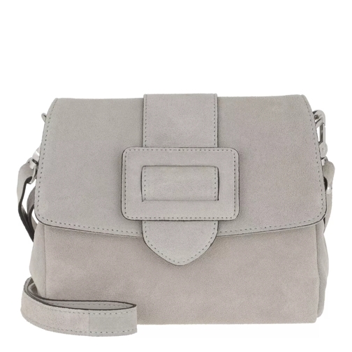 Abro Suede Handle Bag Light Grey Cartable