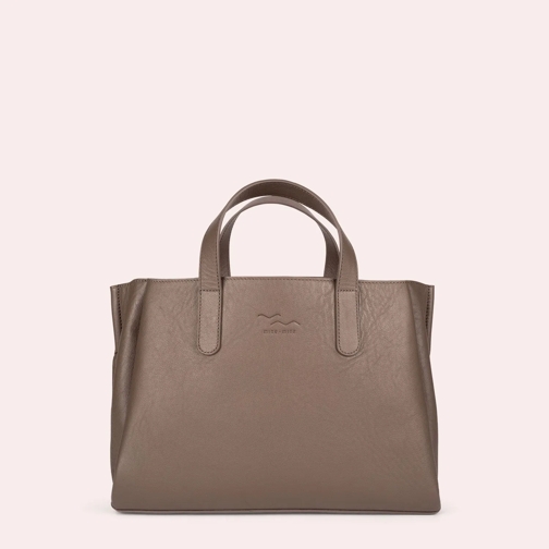 mine mina MADITA – unsere eckige Handtasche. Taupe Draagtas