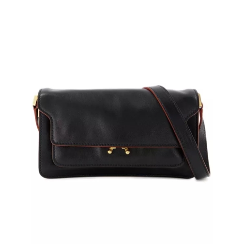 Marni Trunk Soft Ew Crossbody  - Black - Leather Black Borsa a tracolla