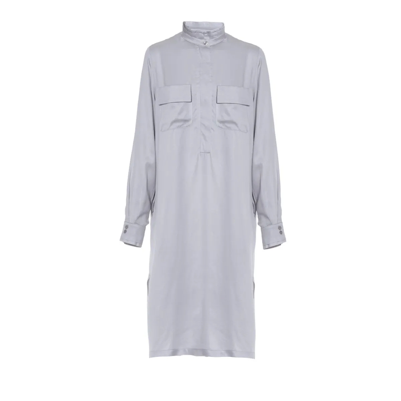 Helene Galwas Kleid Hemdkleid BRITTA silber