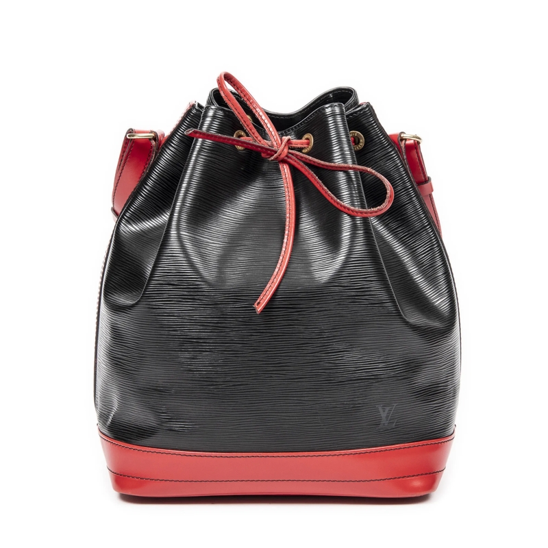 Louis Vuitton Crossbody Bag Noe Bicolor Black Stitching GM schwarz