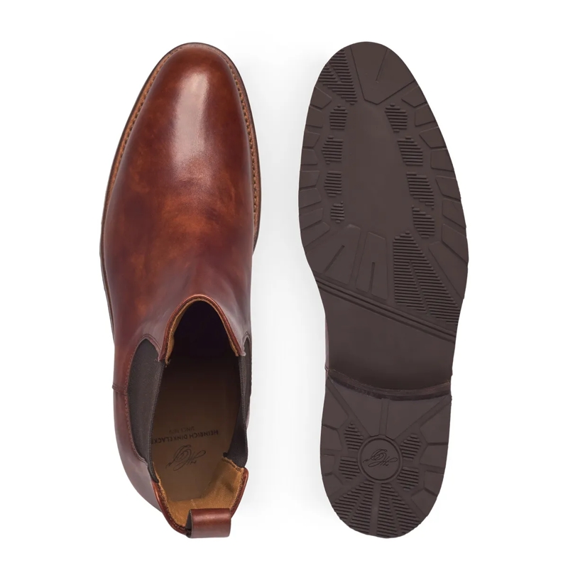 Heinrich Dinkelacker Chelsea Boots Chelsea Boots Luzern Plain TC mittel-braun(Image 4)