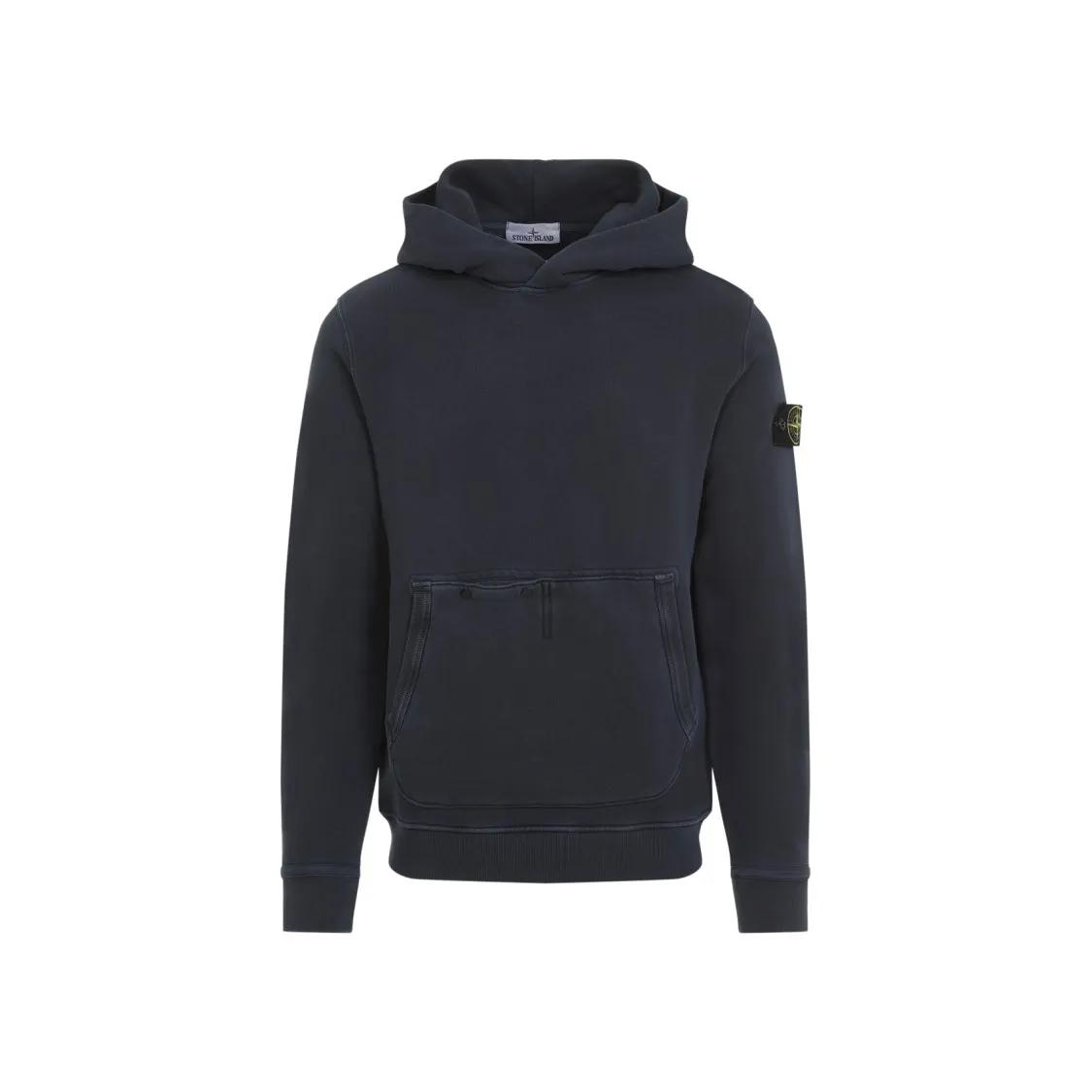 Stone Island - Blue Sweatshirt - Größe S - blau