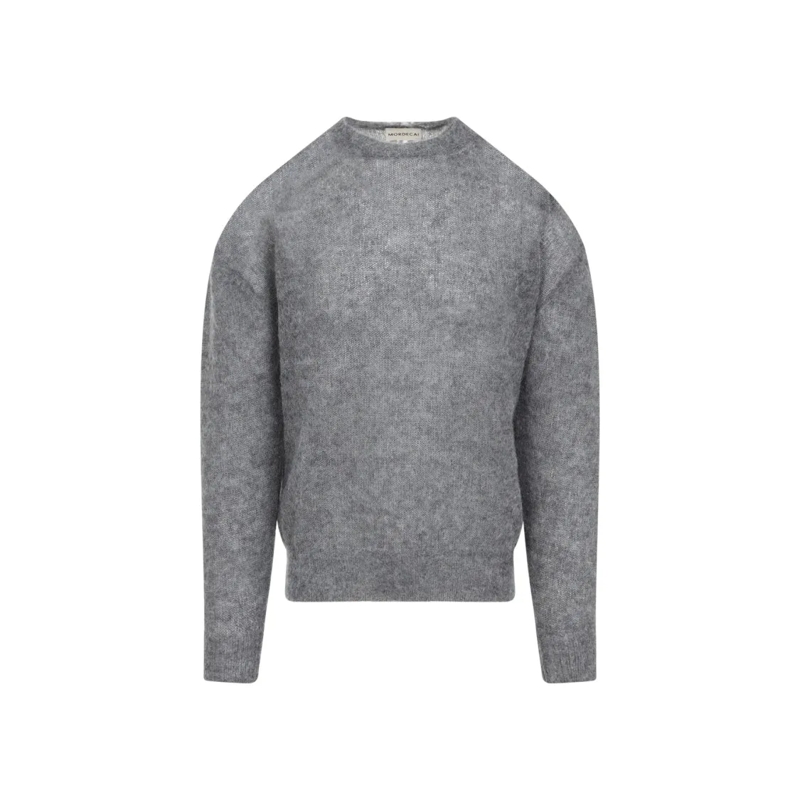 Mordecai Trui Mohair Blend Sweater Grey
