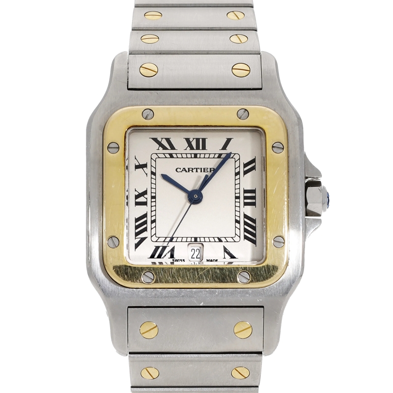 Cartier Automatikuhr Santos Beige