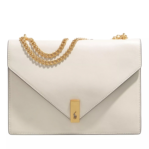 Polo Ralph Lauren Envelope Chain Bag Small Cream Sac enveloppe