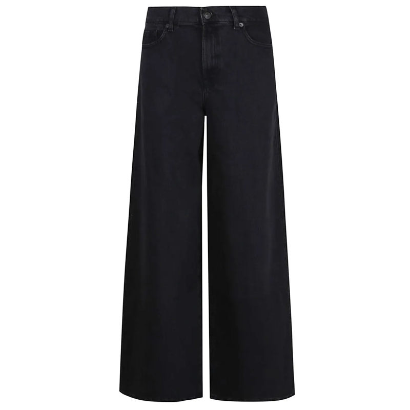 Seven for all Mankind Jeans High-Waisted Denim Jeans With Relaxed Fit Black