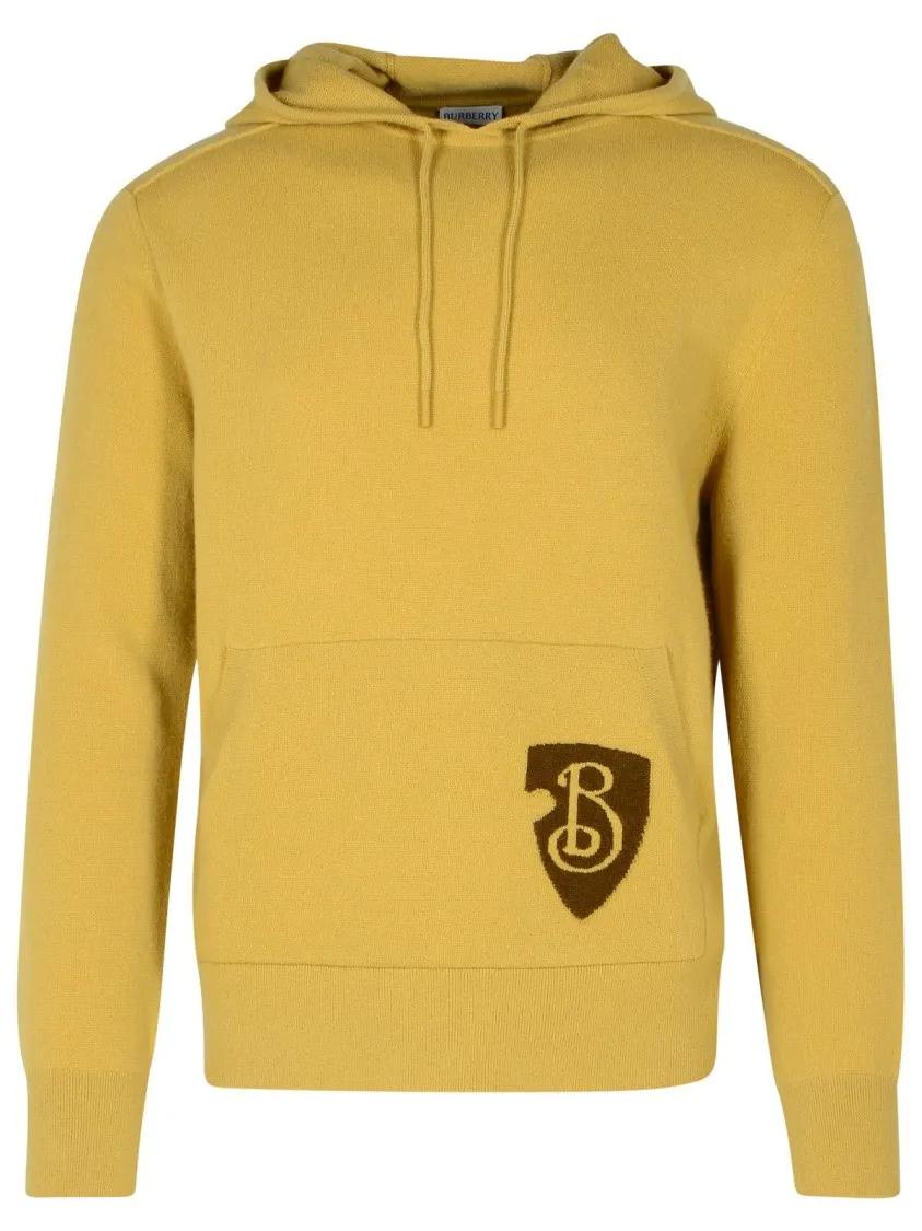 Burberry - Wool Blend Sweatshirt - Größe M - gelb