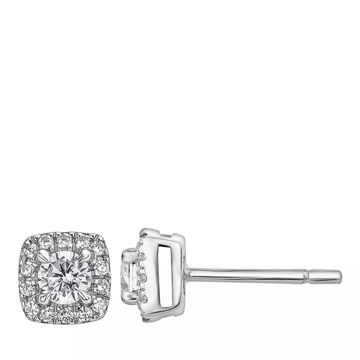 Created Brilliance The Frances Lab Grown Diamond Earrings White Gold Stud