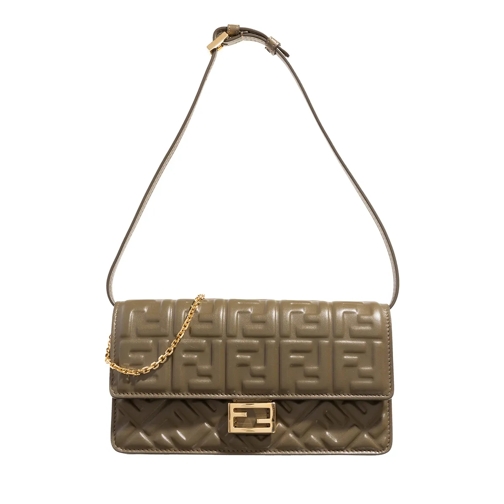 Fendi Wallet On Chain Baguette Green Borsa a baguette