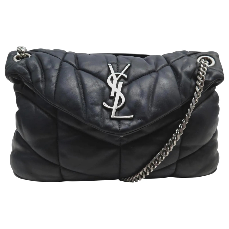 Saint Laurent Crossbody Bag SAINT LAURENT LOULOU PUFFER KLEINE HANDTASCHE 5774 schwarz