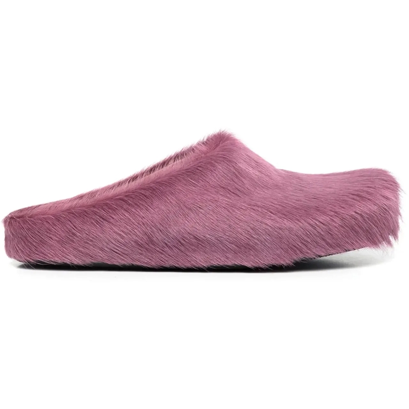 Marni Hausschuhe M Fussbett Sabot Mauve rose