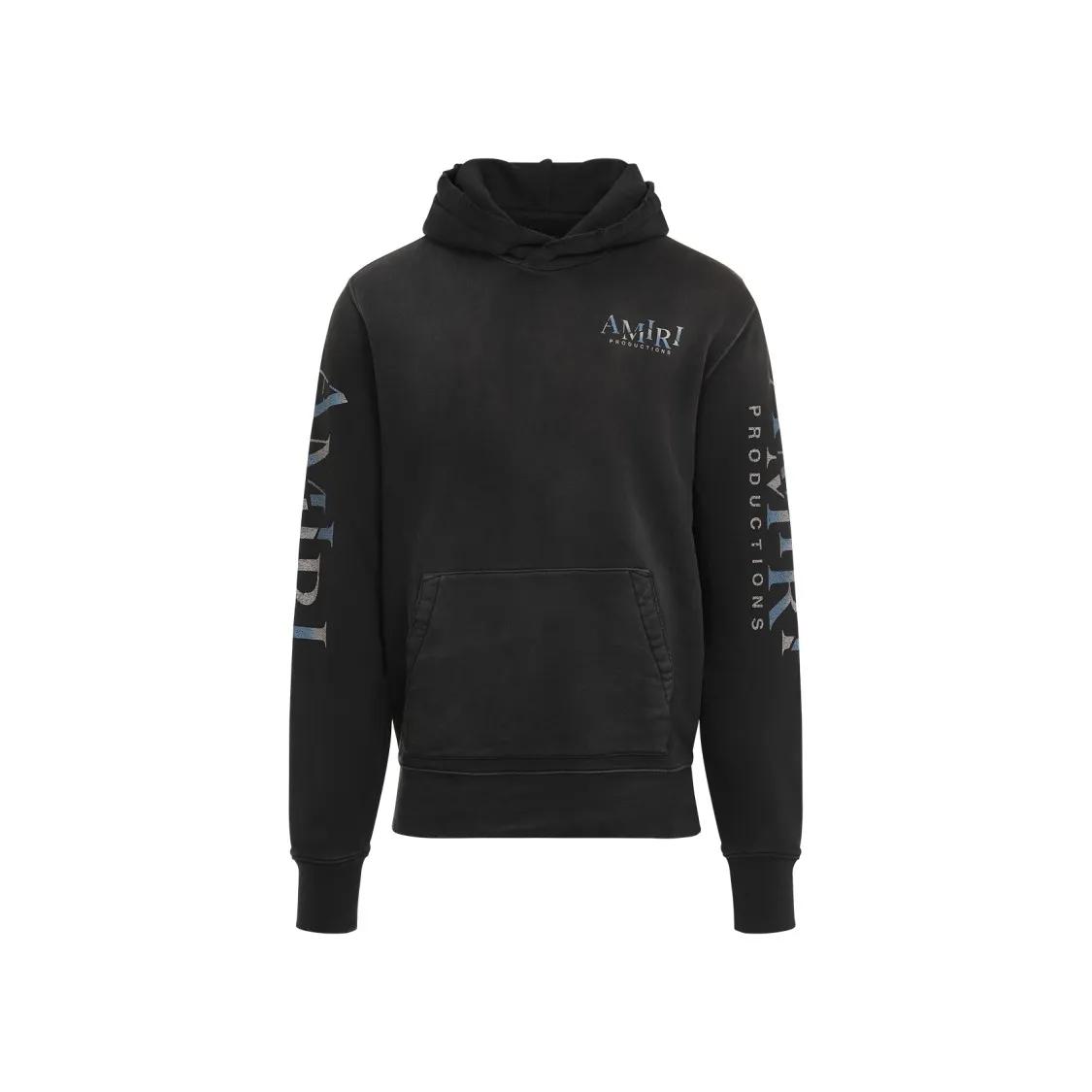 Amiri - Theatre Masks Hoodie - Größe S - schwarz