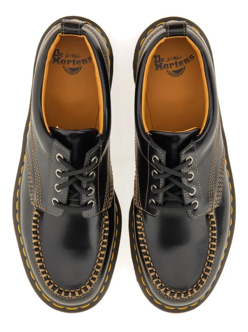 Thumbnail - Dr. Martens Loafer - Moccasin-Style Lowell Shoes With Contrast Stitchin - Gr. 9 - in Schwarz - für Damen