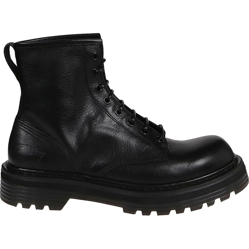 Premiata Bottines Lace-up Ankle Boots Volanato Black schwarz