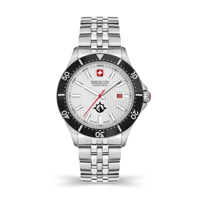 Swiss Military Hanowa Quarzuhr Quarzuhr Flagship X silber