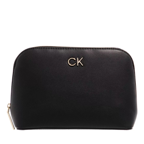 Calvin Klein Re-Lock Washbag Ck Black Borsetta per il trucco