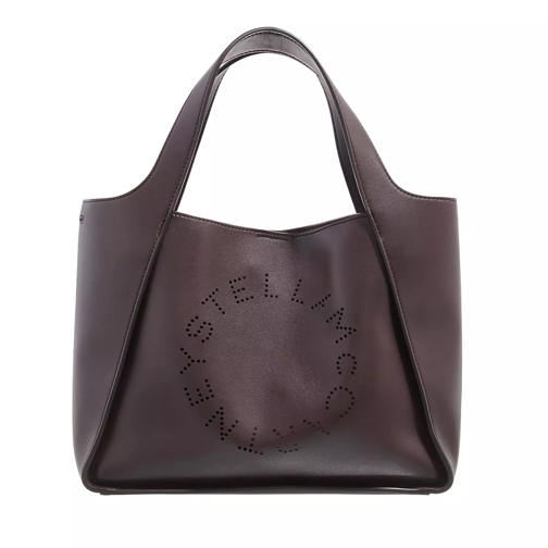 Stella McCartney Logo Crossbody Bag Eco Soft Brown Draagtas