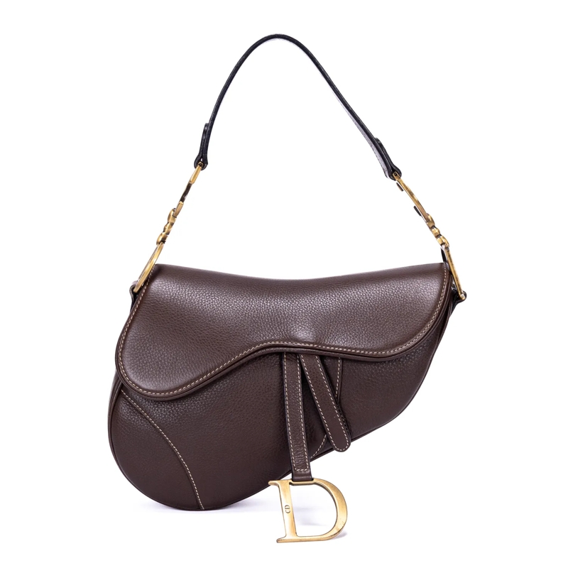 Christian Dior Crossbody Bag Saddle dunkel-braun