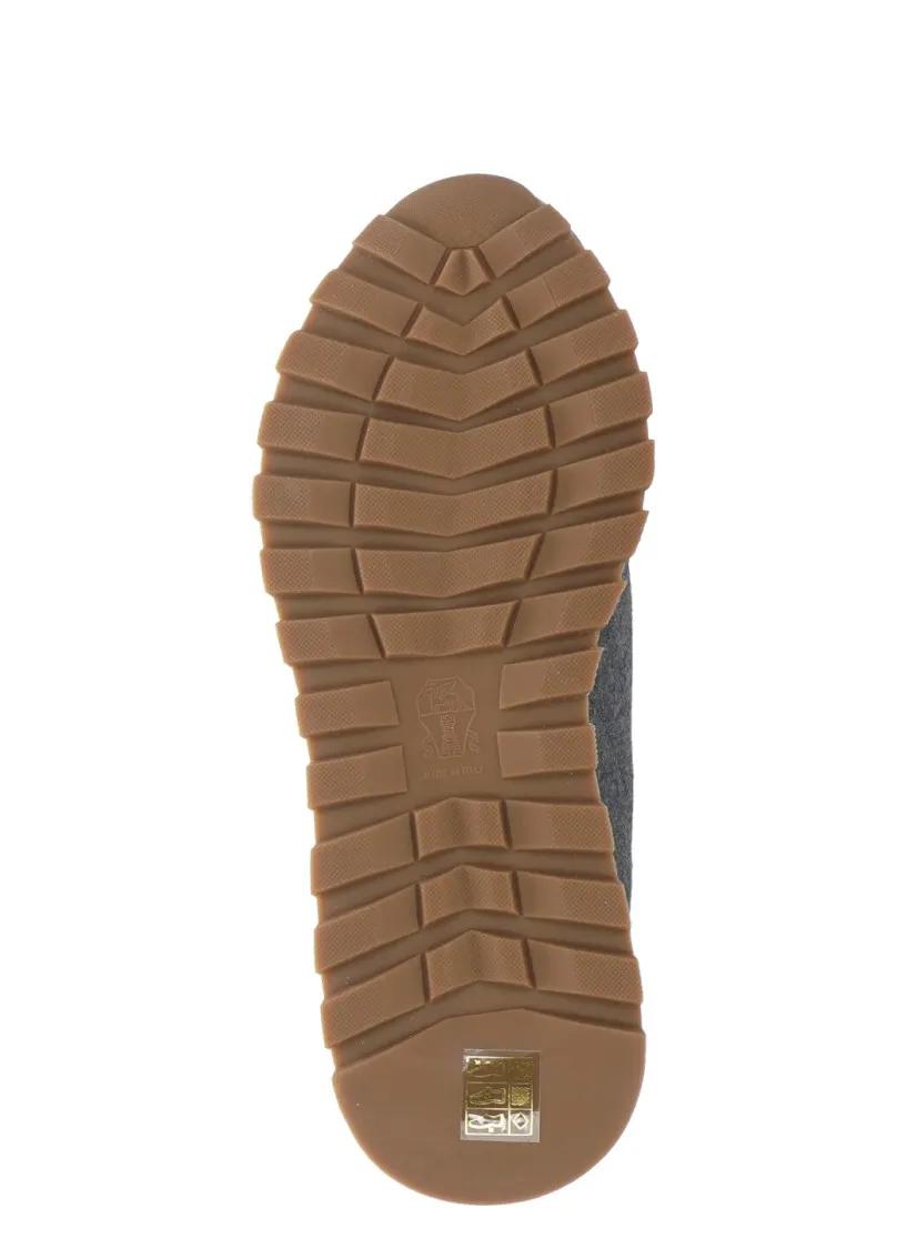 Thumbnail - Brunello Cucinelli Low-Top Sneaker - Precious Toe Sneakers - Gr. 39 (EU) - in Grau - für Damen