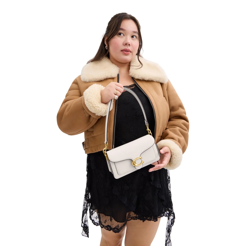 Coach Schultertasche Polished Pebble Leather Tabby Shoulder Bag 20 Refr Chalk(Image 4)